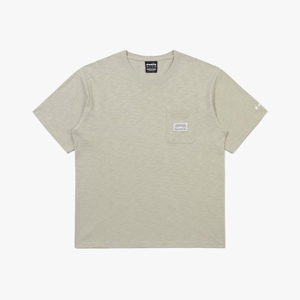 diadora Symbol Wappen Short Sleeve T-Shirt Beige