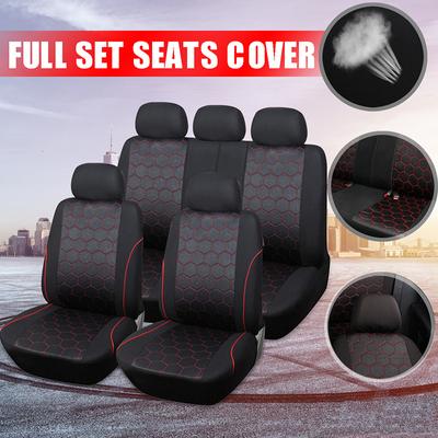 Car Universal Seat Cover Football Pattern Front And Rear Seat Cover For Car Interior Accessories Car Seat Cover