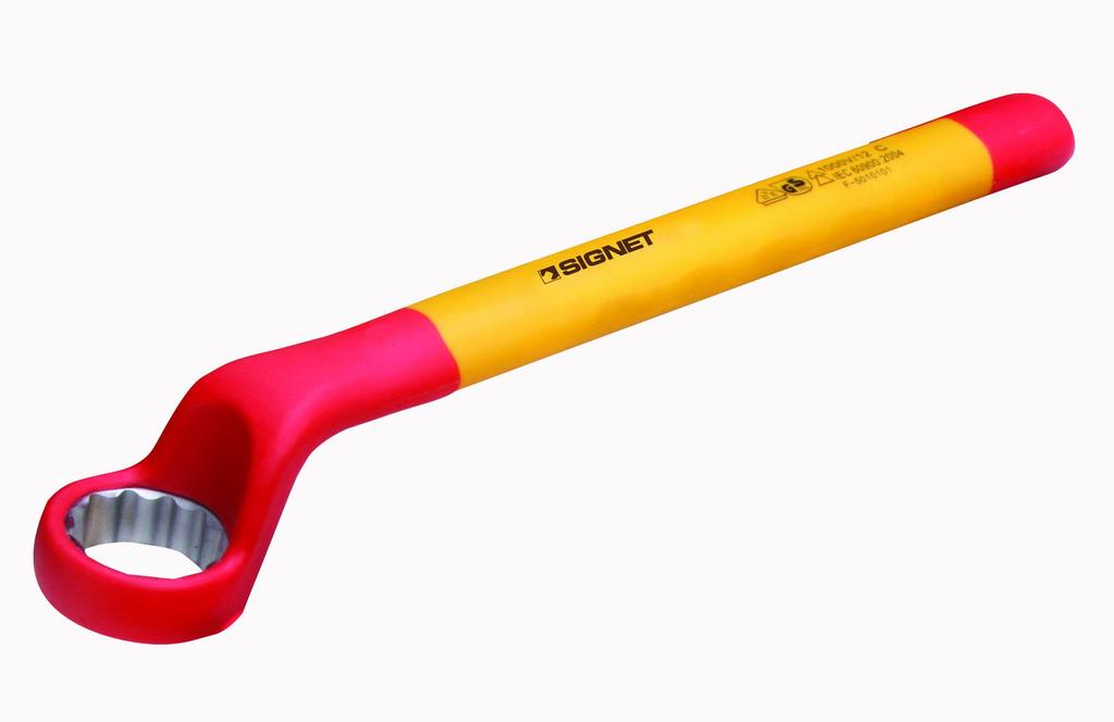 SIGNET E40412 Insulated 12mm Open-End Wrench,