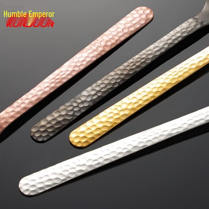 Qian Xing 304 Stainless Steel Cat Paw Hammered Stirring Spoons