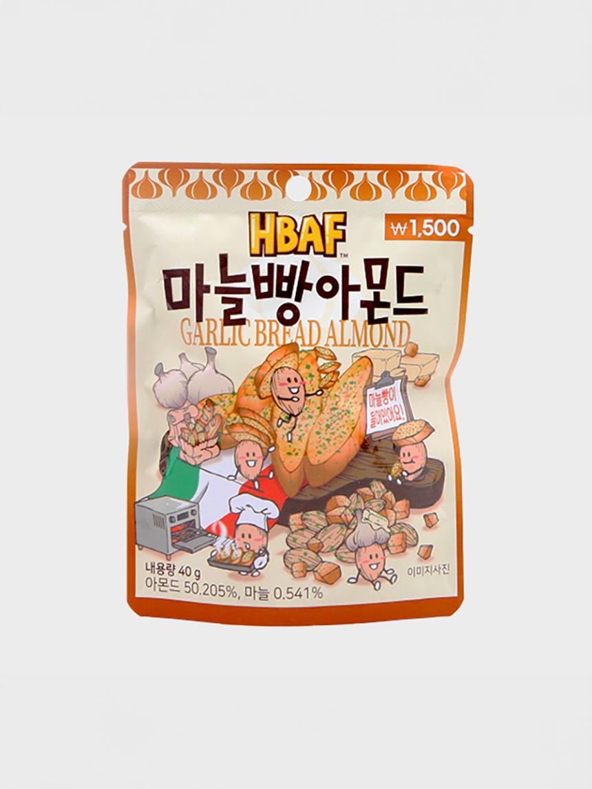 BAF Garlic Bread Almond Snack 40g 1ea