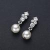Cross-border European and American New Creative Bridal Pearl Necklace Earrings Wedding Jewelry