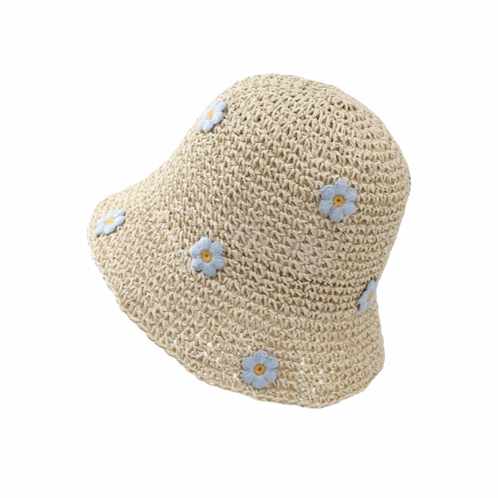 

Foldable Woman s Straw Hat Breathable Straw Sun Hat Casual Sunscreen Cap Travel