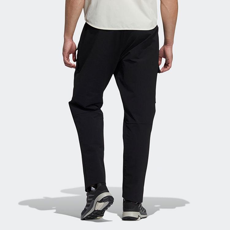 Men's adidas Utl Cargo Pants Solid Color Outdoor Multiple Pockets Sports Pants/Trousers/Joggers Black H13794