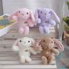 Toy Plush Rabbit Cartoon Animal Doll Keychain Backpack Pendant Gift Holiday