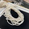 1String, White Natural Freshwater Pearls, Handmade Rice Pearl Beads for Jewelry Making DIY Necklaces, Bracelets Crafts (Beads 2.8-3.2mm, Length 36cm)