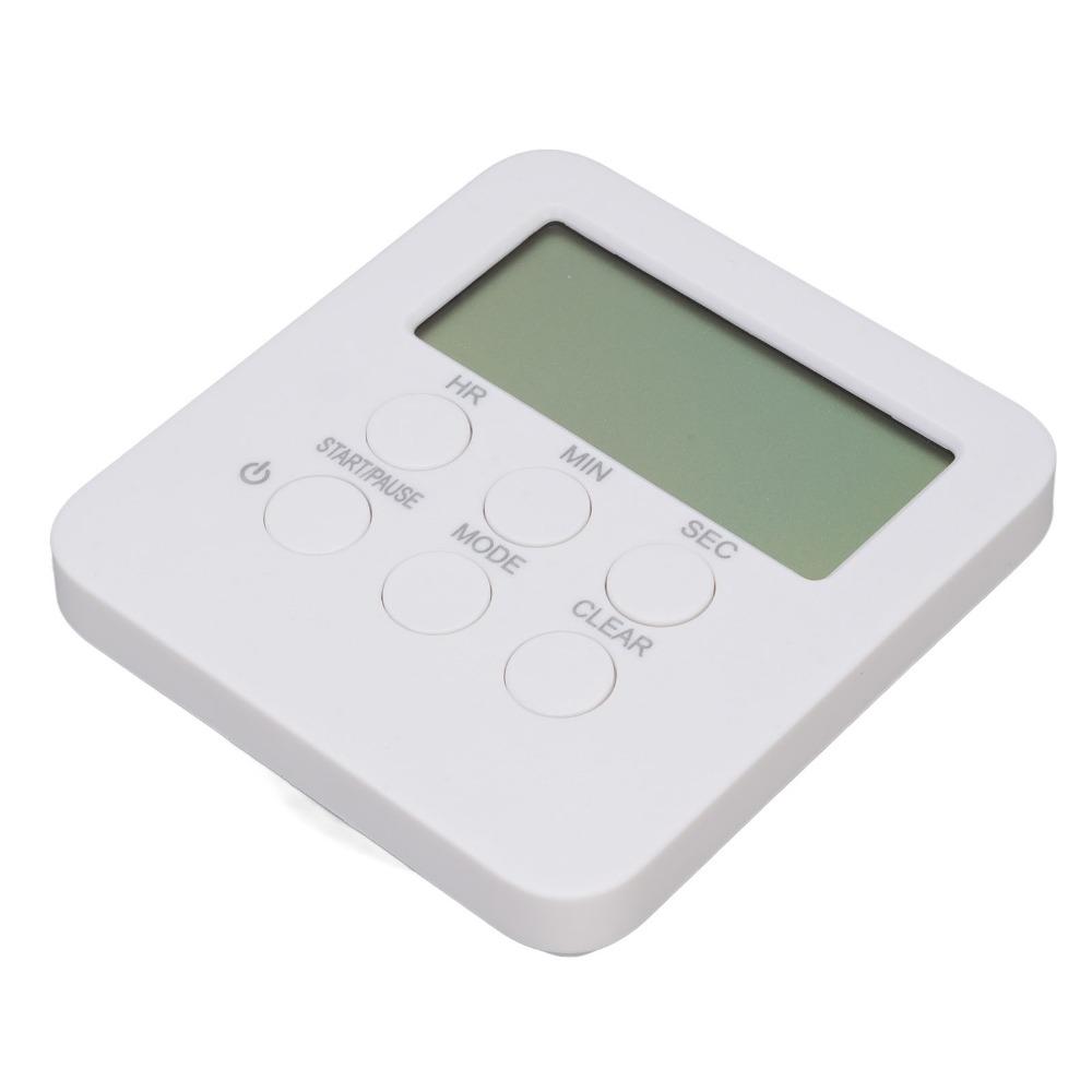 White Alarm Clock Multi-functional Countdown Timer Small Reminder Device  for Cooking