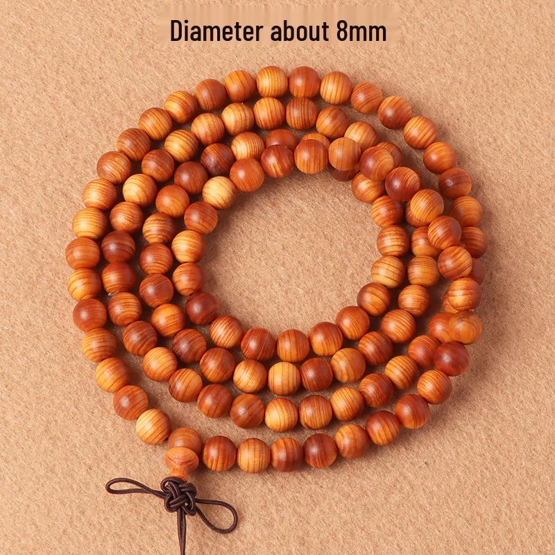 Brățară cu mărgele din lemn de tuia: 108 Mărgele de Rugăciune Budiste, Rozariu Taihang Bijuterii pentru Cupluri