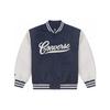 New Converse Baseball Jacket Unisex Marine Blue 10026912-A03