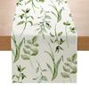 Green Plant Series Printed Table Flag Linen Home Decoration Table Table Cloth Cabinet Tea Table Decorative Cloth