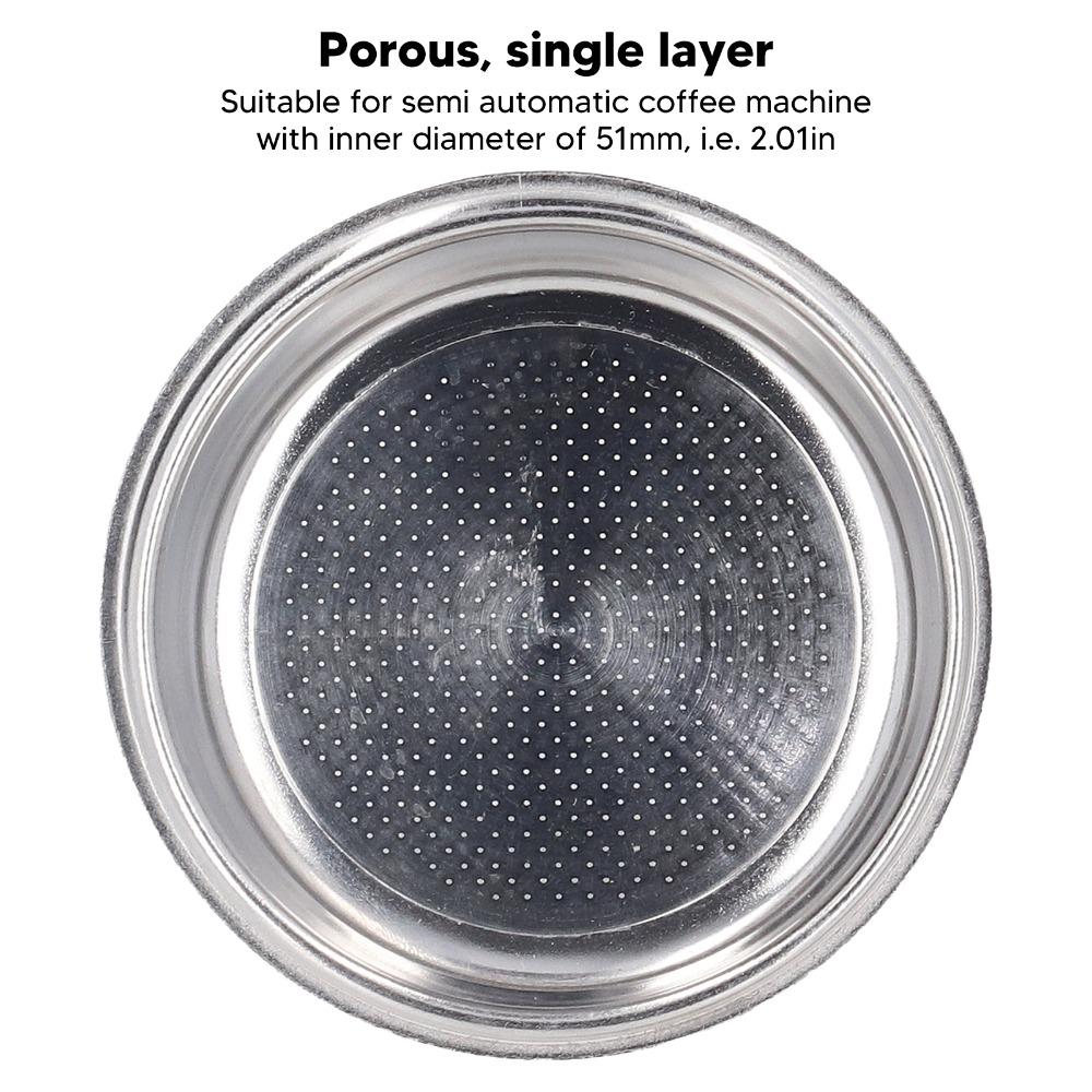 Stainless Steel Stainless Steel Coffee Filter Basket Single Layer Coffee Filter Basket Home Use