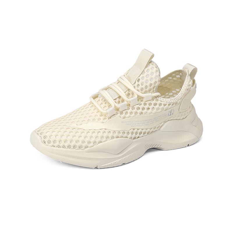 Летние новые дышащие мужские модные прочные спортивные белые черные легкие удобные — фото 7