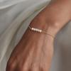 Vlen Edelstahl Kette Armband Frau Mädchen Freunde Geschenk Natürliche Perlen Armbänder für Frauen Minimalistisches Pulseras Schmuck