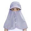 Sun Work Hat for UV Protection Summer UV Covers Wide Sun Outdoor Sunburn Insect Heatstroke Stylish [LYING] Hat, Farmers, Women's Cap, Hat, Protection,