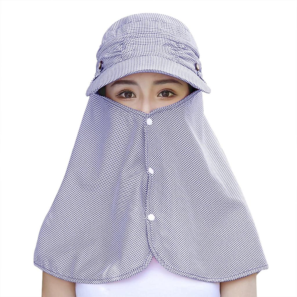 Sun Work Hat for UV Protection Summer UV Covers Wide Sun Outdoor Sunburn Insect Heatstroke Stylish [LYING] Hat, Farmers, Women's Cap, Hat, Protection,
