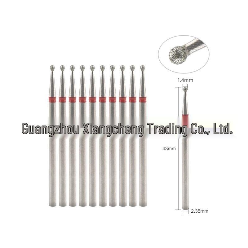10-Piece Nail Art Diamond Drill Bits for Pre-Treatment and Grinding Dead Skin & Calluses