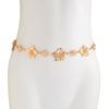 Ethnic Style Body Chain Alloy Belly Chain Fashion Flower Waist Chain  Women
