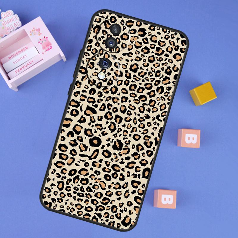 Tiger leopard print panther For Honor 90 50 70 Lite Magic 6 5 Pro Case For Honor X8b X9b X9a X8a X7a X6a X9 X7 X8 Cover