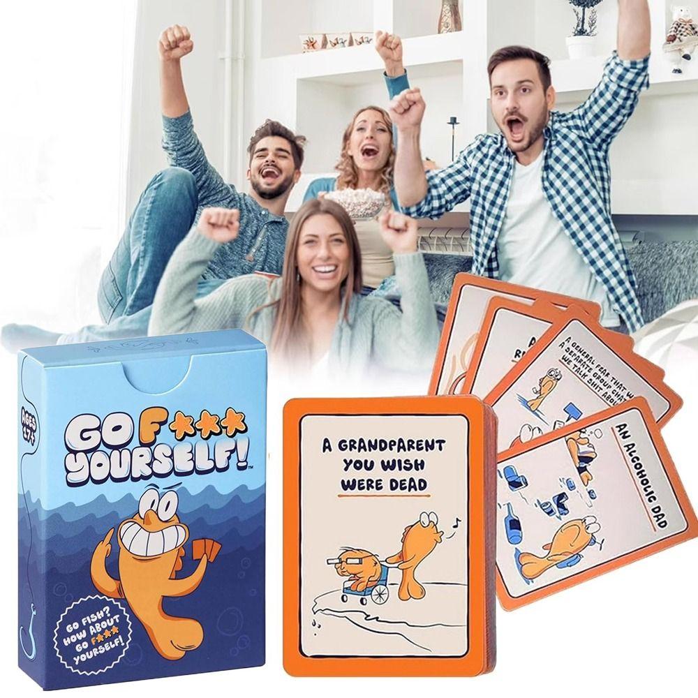 

Great Gift Idea Adult Go Fish Game Classic Interactive Fun Hilarious Card Game for Family Games