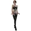 The long night is long, sexy underwear women's sexy temptation suspenders hollow open one-piece mesh clothes stockings mesh socks women 53