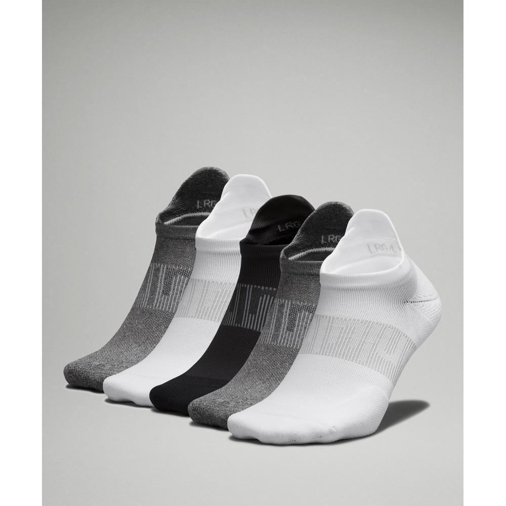

Lululemon Носки мужские Power Stride Tab SockS 5 шт. Белый, серый, черный M