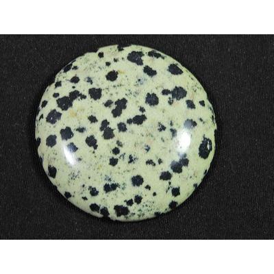 33X33MM Natural Dalmation Jasper Round Gemstone Crystal Loose Cabochon 48Cts SK-2915