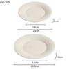 White Ceramic Shallow Plate Steak Plate Dessert Plate Salad Plates Breakfast Plates Molecular Cuisine Hotel Creative Tableware