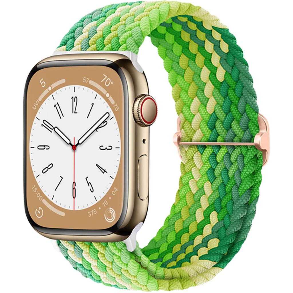 Braided Solo Loop Strap For Apple watch band 44mm 40mm 49mm 45mm 41mm Elastic Nylon bracelet iWatch series 8 3 se 6 7 Ultra 2 9