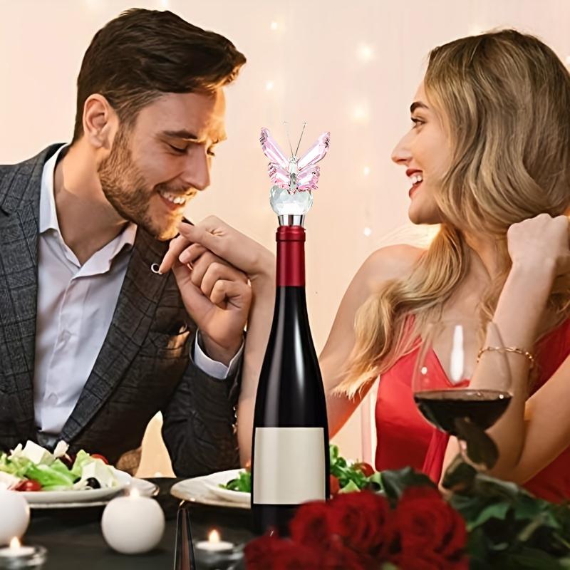 1PC Sealed Bottle Stopper Household Butterfly Party Cap Bottle Stopper Bar Crystal Festivals Multiple Options Available