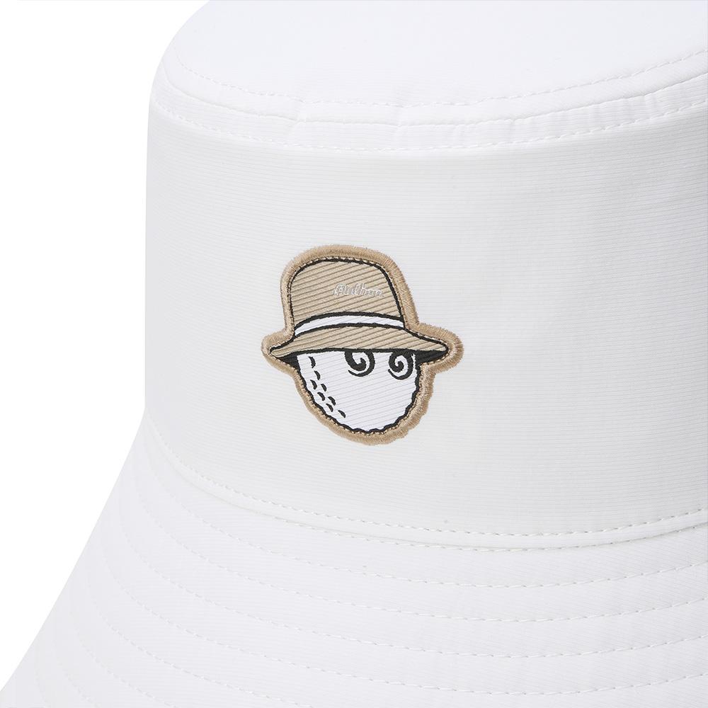 MALBON GOLF Wende-Eimerhut Off White