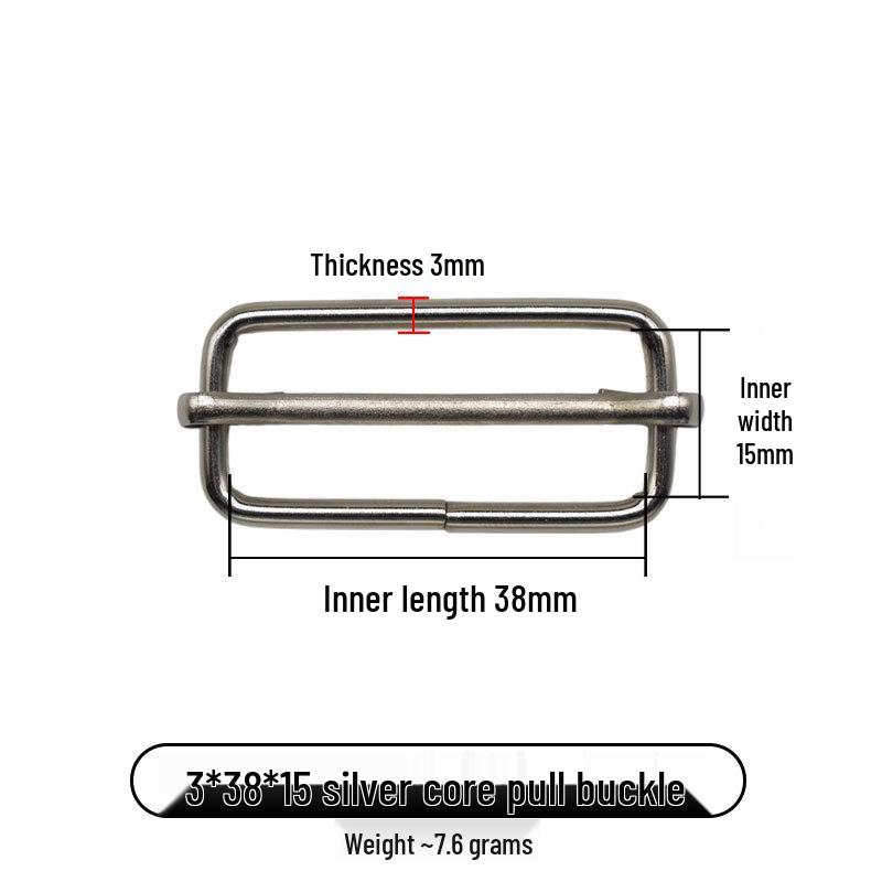 Iron Metal Square Buckles for Luggage Hardware Accessories