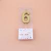 Golden Number Candles 0-9 Birthday Cake Candles High Quality Local Gold Number Candles