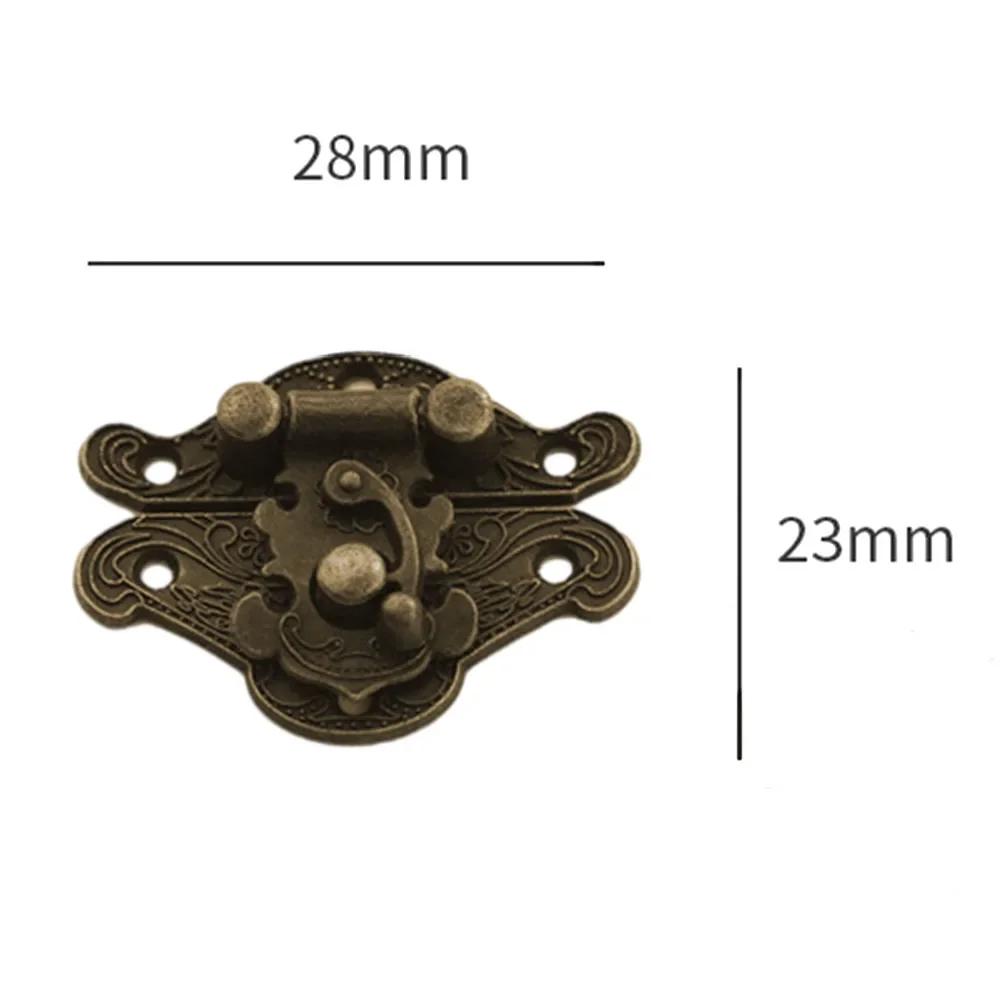 

4 шт. Деревянная коробка защелки пряжка антикварные чемоданы багаж засов сплав винная коробка петля пряжка декоративная фурнитура аксессуары