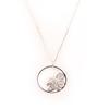 Altesse [L0177] - White 'Goddess' Silver Necklace