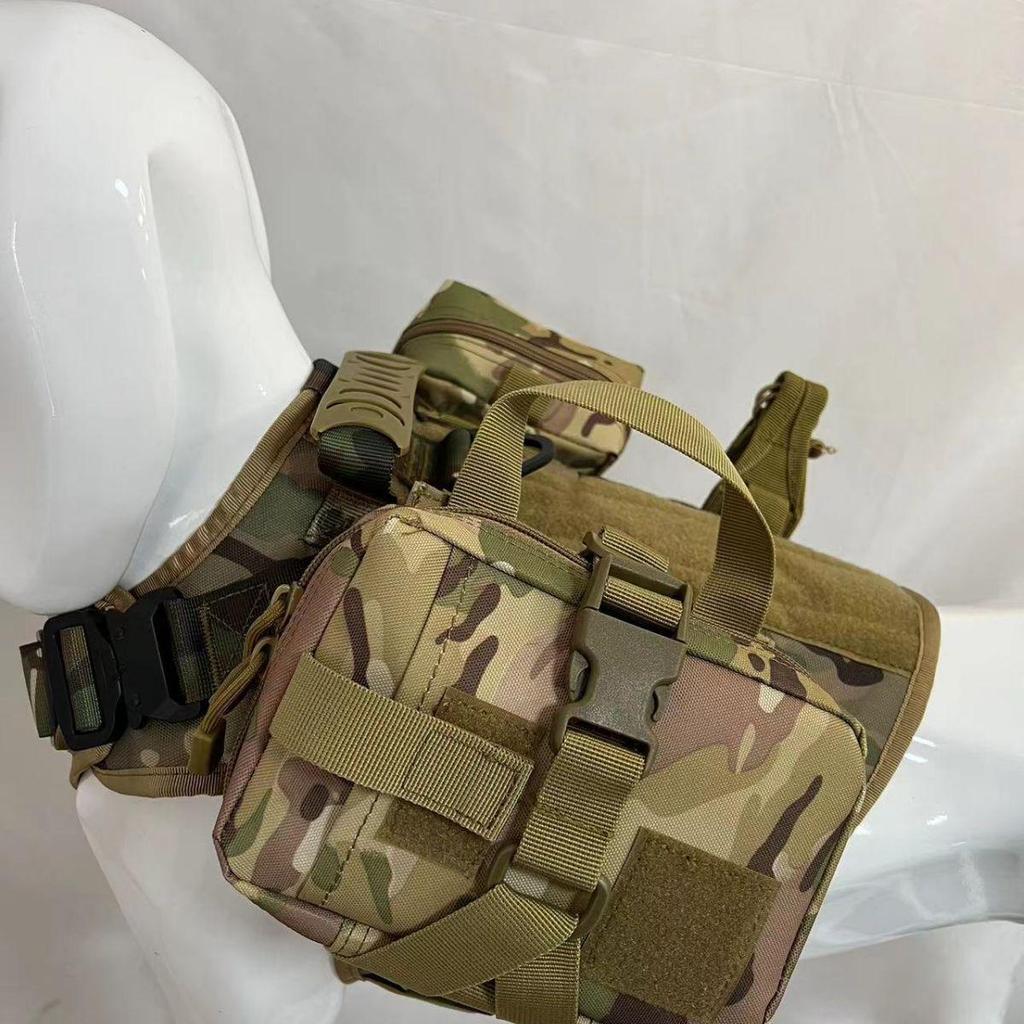 Water-Repellent 1000D Nylon Tactical Dog Vest Harness for Large Dogs
