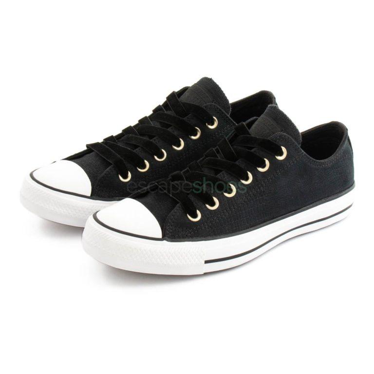 Converse Chuck Taylor Comfortable Versatile Non-Slip Durable Low-Top Skate Shoes Unisex Sneakers Black 561705C