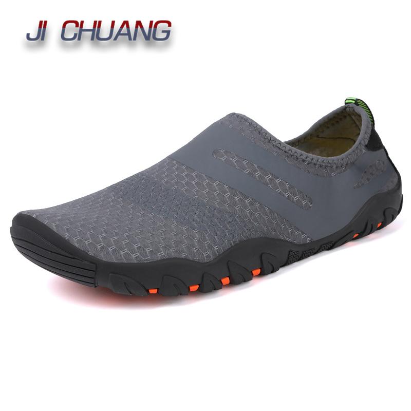 Hot Sell Wide Toe Box Men Upstream Shoes Skidproof Beach Sandals River Sea Minimalist Aqua Shoes for Men Swimming Water Shoes