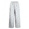 Women's Casual Elastic Waist Pants with Printed Pockets, Fashion Loose Fit for Daily Wear