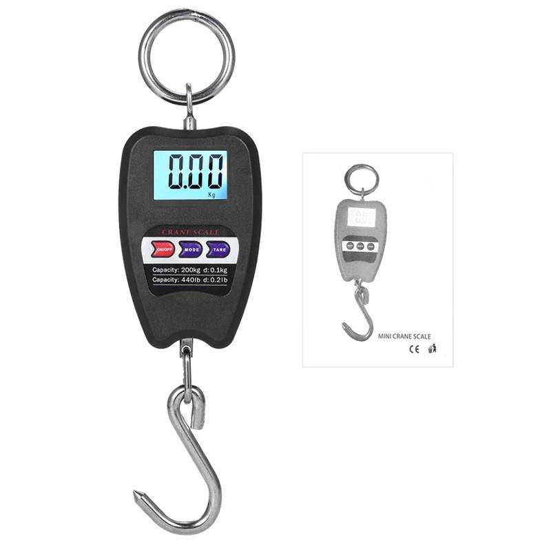 Handheld  Stainless Steel Electronic Weighing Digital Crane Scales Industrial Heavy Duty Hanging Hook Scales