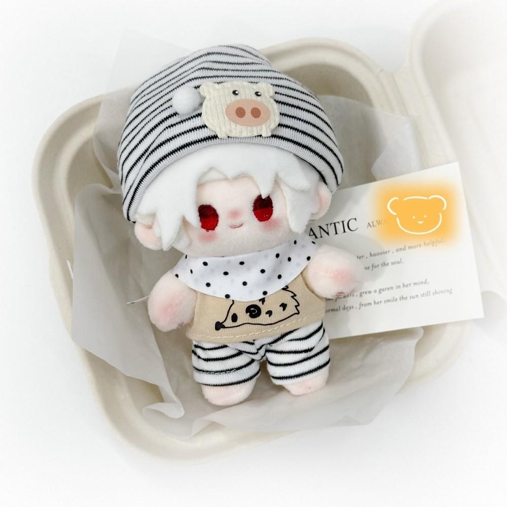 1 Set Sternhut Baumwollpuppenkleidungsset Igel 10cm Puppenkleidung Kindergeschenk