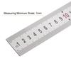 Uxcell Stainless Steel Length X Thickness X Straight Measuring Tool for and Silver Tone 3-Piece Ruler, 100cm/40" 1/16" 1-3/8" Width, Woodworking,