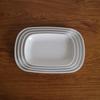 White Melamine Elongated Oval Serving Plates - 10 Pack