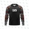 Mens Quick-Dry UV Protection Long Sleeve Hooded Fishing Shirt Outdoor Sports Cycling Running Hiking