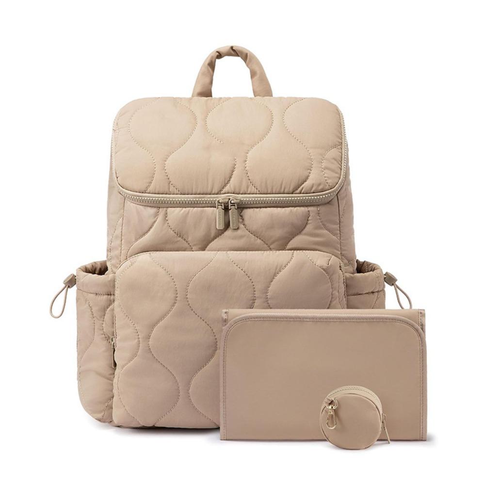 Waterproof Diaper Bag Backpack 3 In 1 Mom Backpack Professional Travel Diaper Bag  Stroller Outings