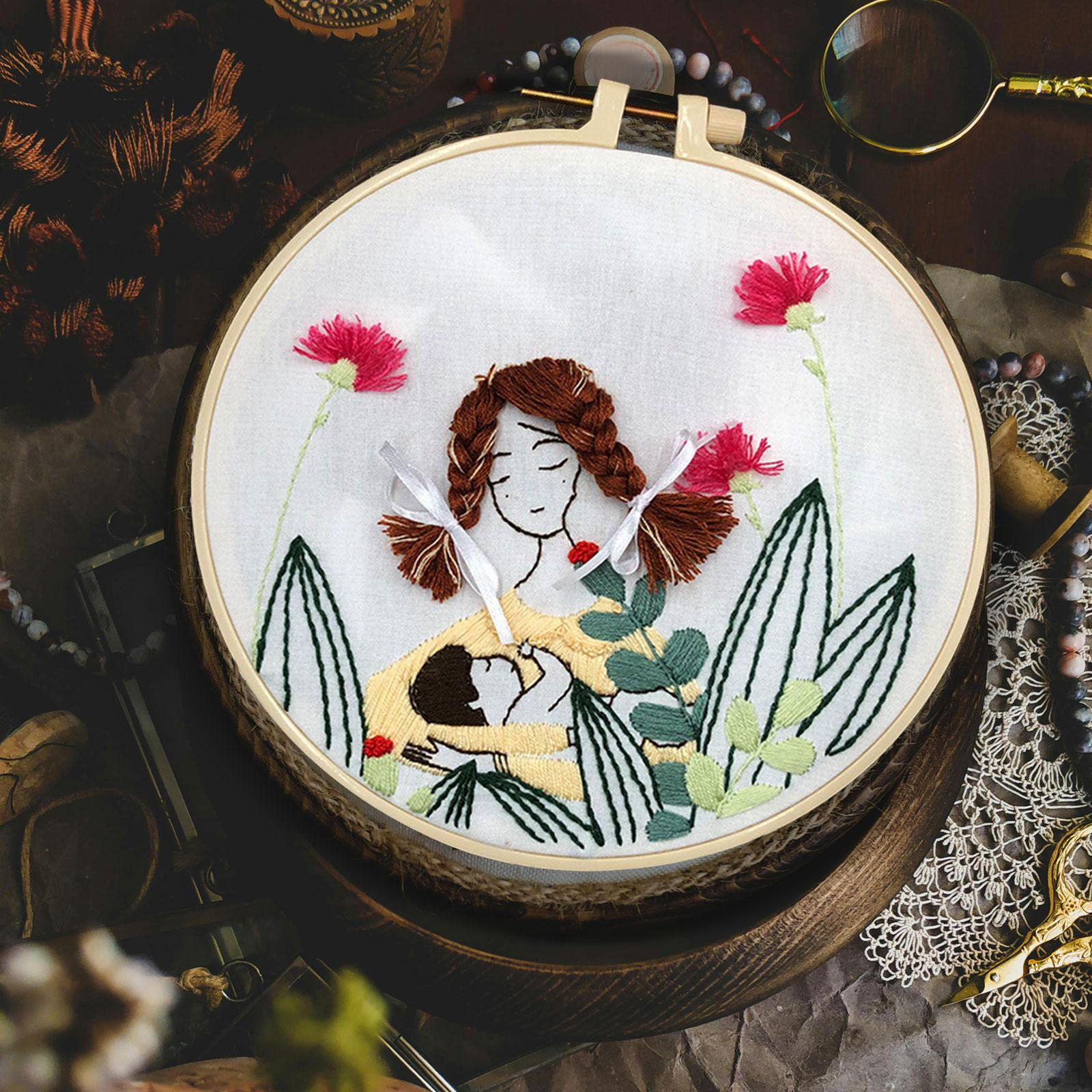 

Набор для вышивания для начинающих, принадлежности для вышивки крестом, товары для взрослых, швейное ремесло ручной работы Style D