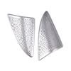For Land Rover Discovery 4 2010-2016 Stainless Steel Silver Car Door A-pillar Audio Speaker Tweeters Cover Trim Car