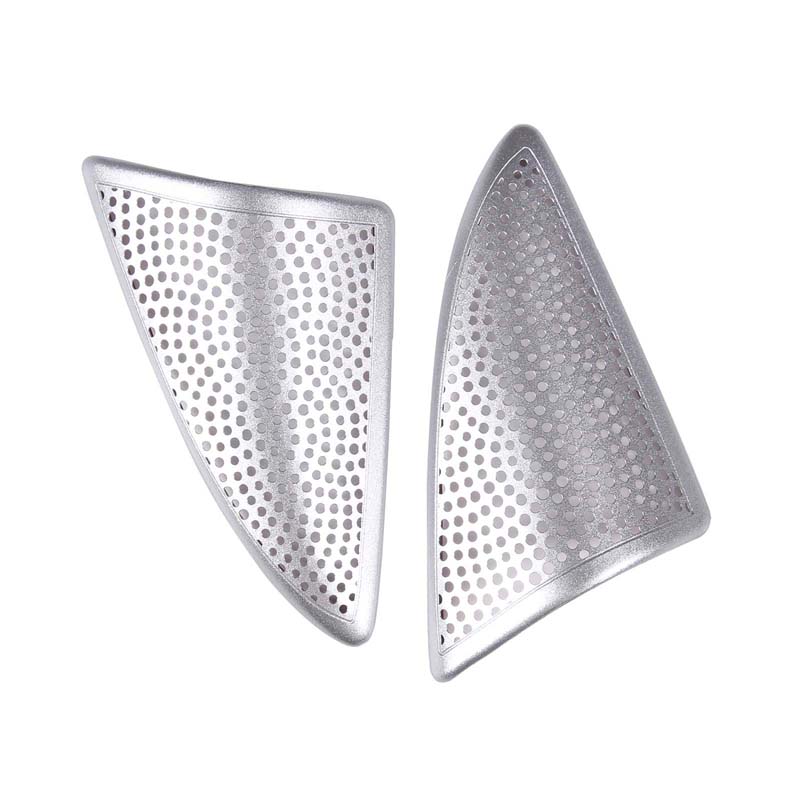 For Land Rover Discovery 4 2010-2016 Stainless Steel Silver Car Door A-pillar Audio Speaker Tweeters Cover Trim Car