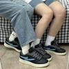 Niche White and Black Couple Bread Shoes Women's Ins Autumn New Student Versatile Casual Board Shoes