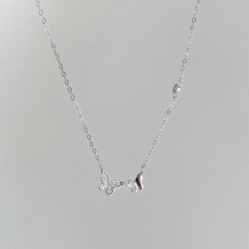2024 Women s Luxury Butterfly Necklace: Elegant Summer Clavicle Chain, Simple & Versatile Design