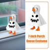 7 inch Halloween Duck Outfit Festive Duck Costume with Shirt Clothing for Table Desktop Christmas Thanksgiving Fall Home Decor